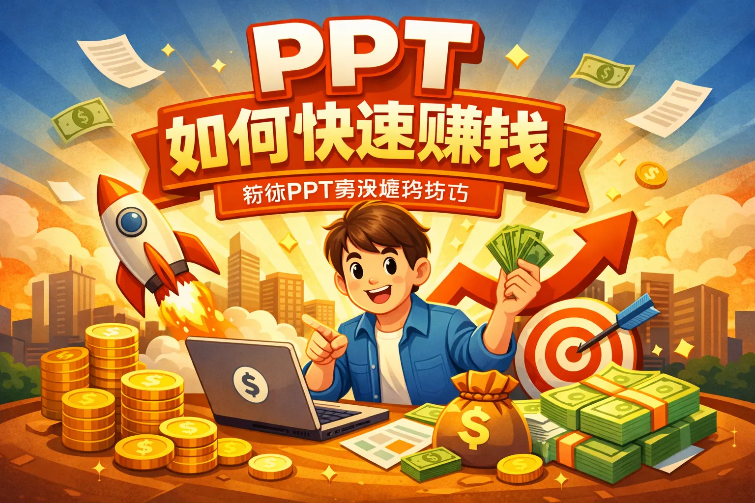 ppt如何快速赚钱