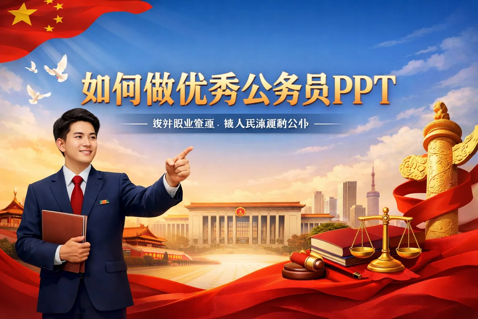 如何做优秀公务员ppt