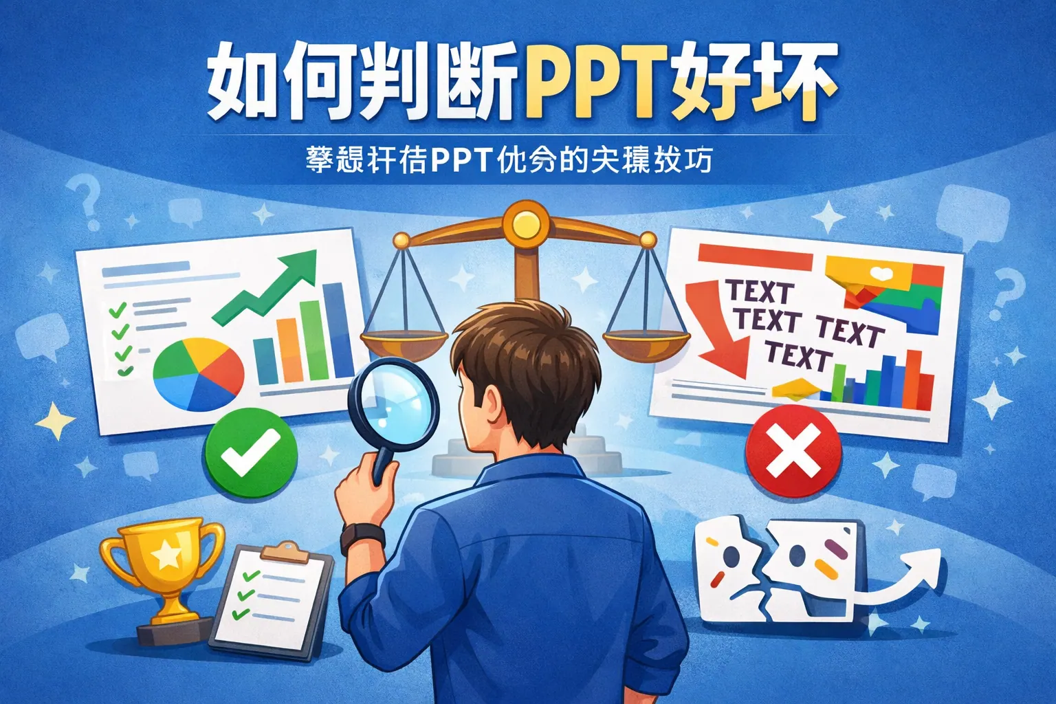 如何判断ppt好坏