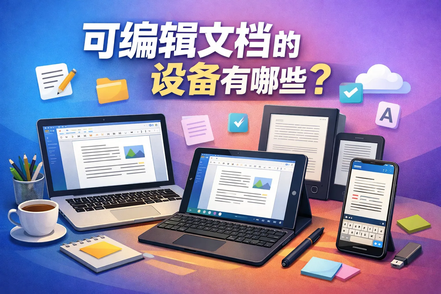 可编辑文档的设备有哪些