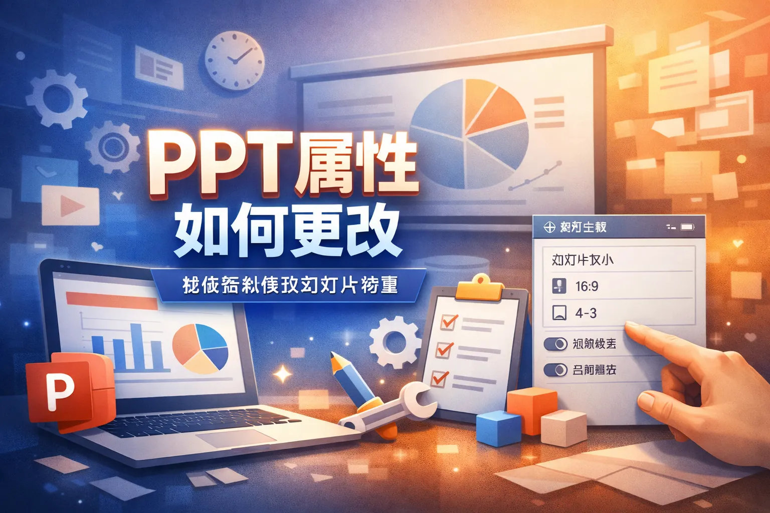 ppt属性如何更改