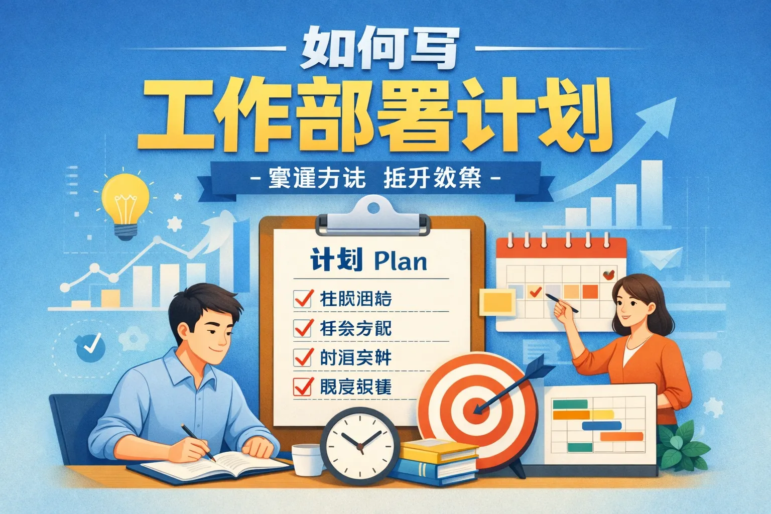 如何写工作部署计划