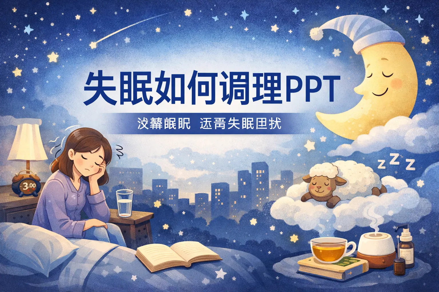 失眠如何调理ppt