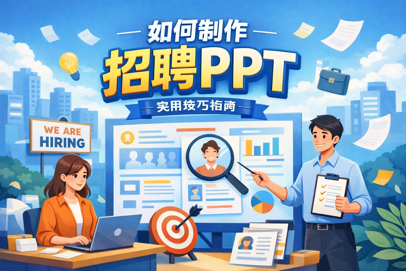 如何制做招聘ppt