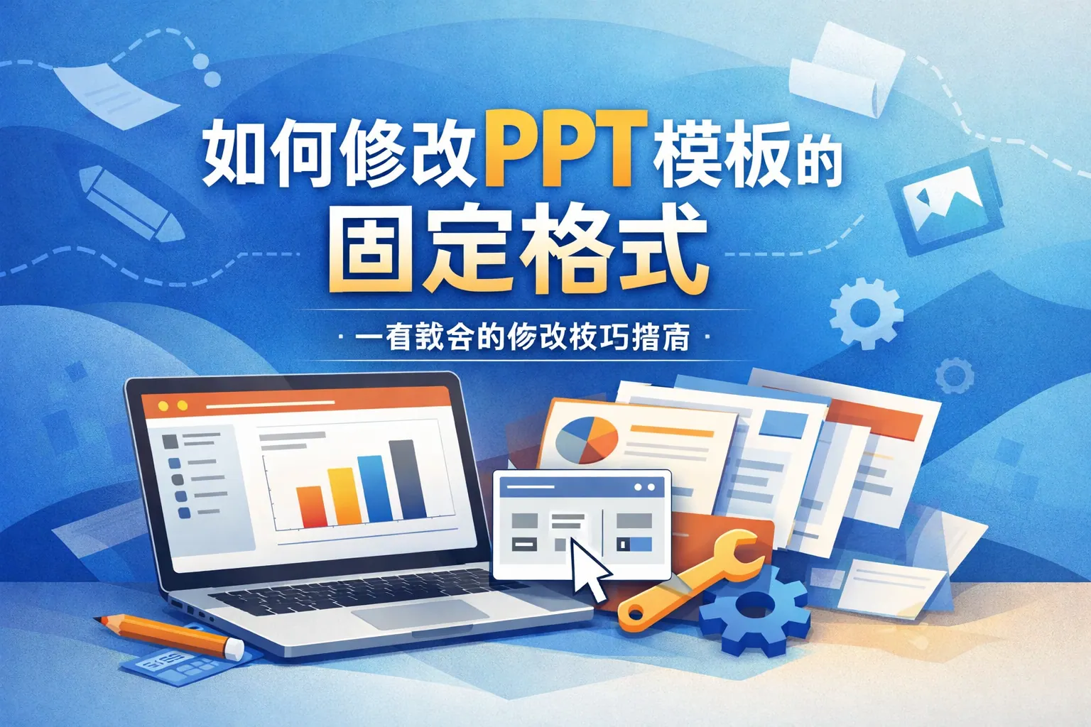 如何修改ppt模板的固定格式