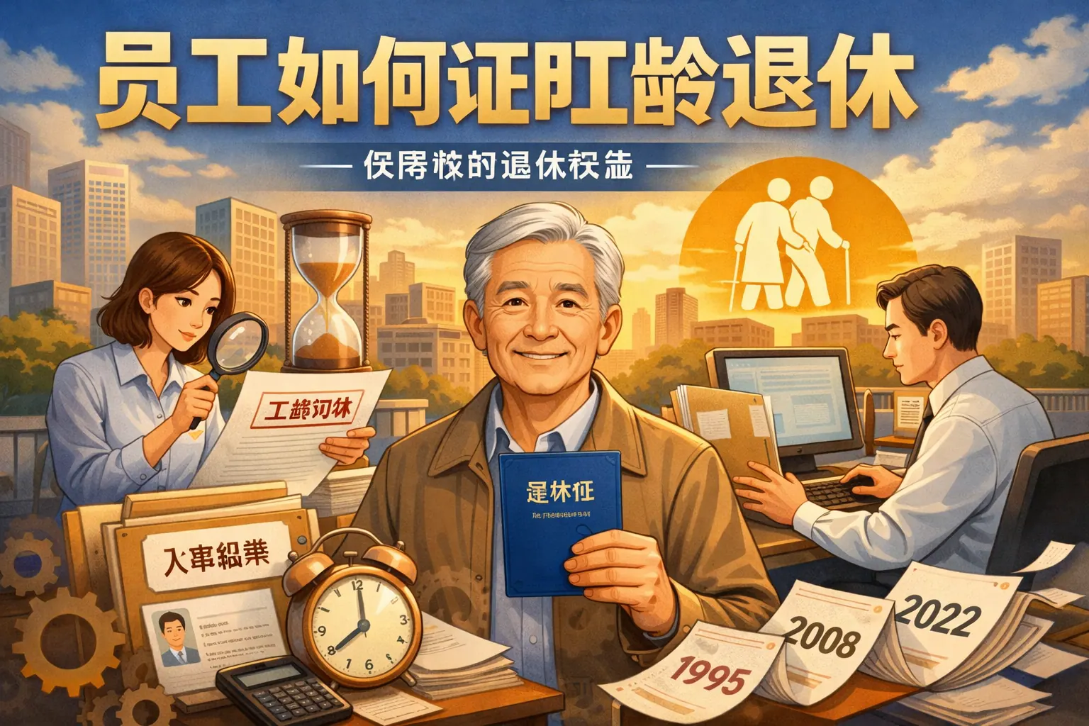 员工如何证明工龄退休