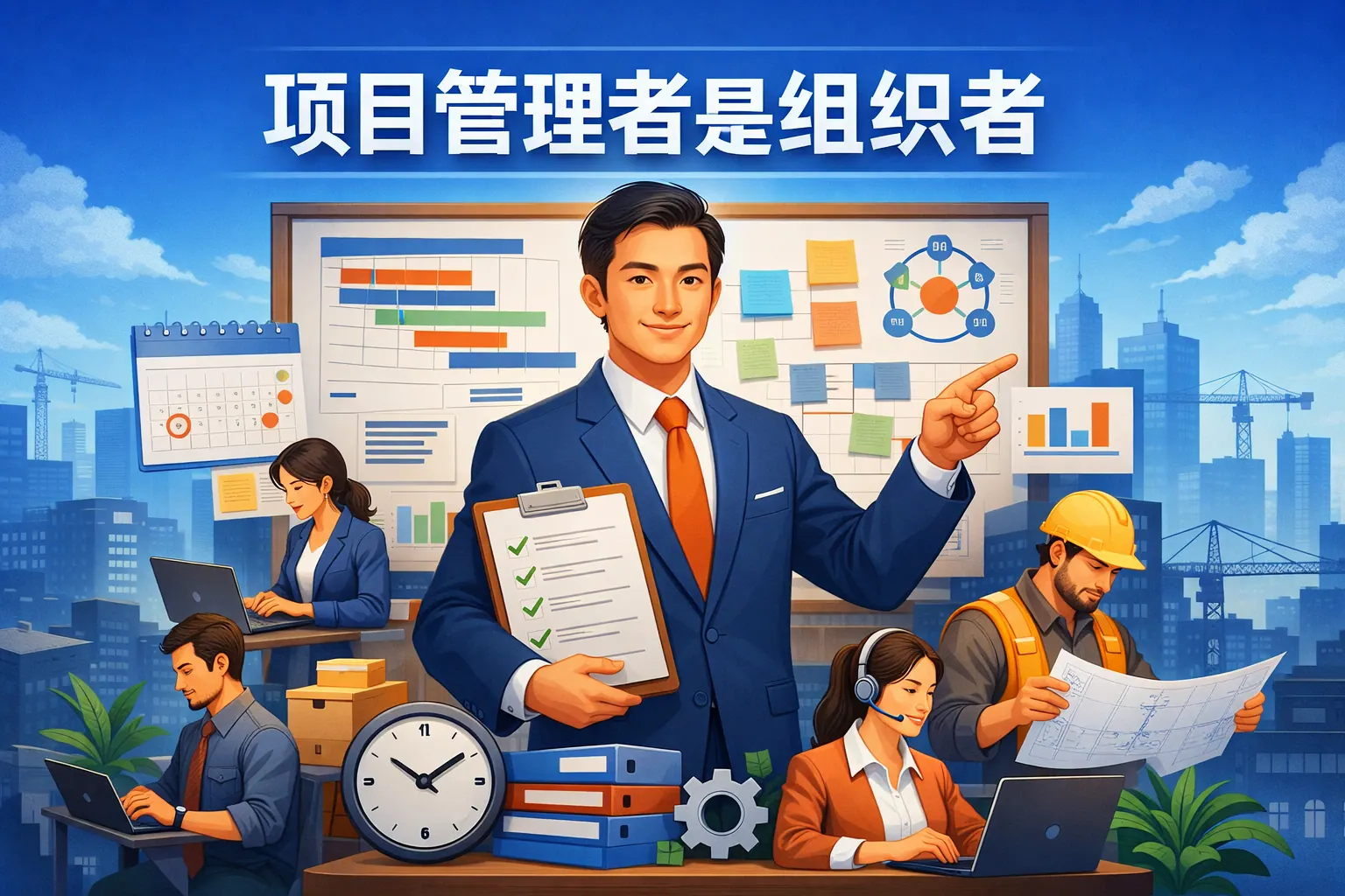 项目管理者是组织者