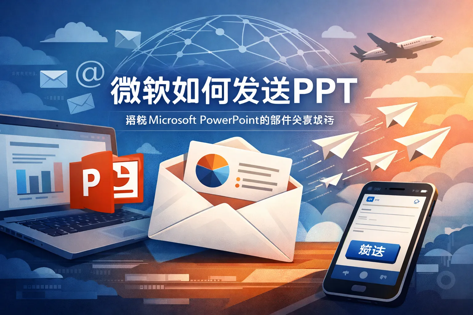 微软如何发送ppt