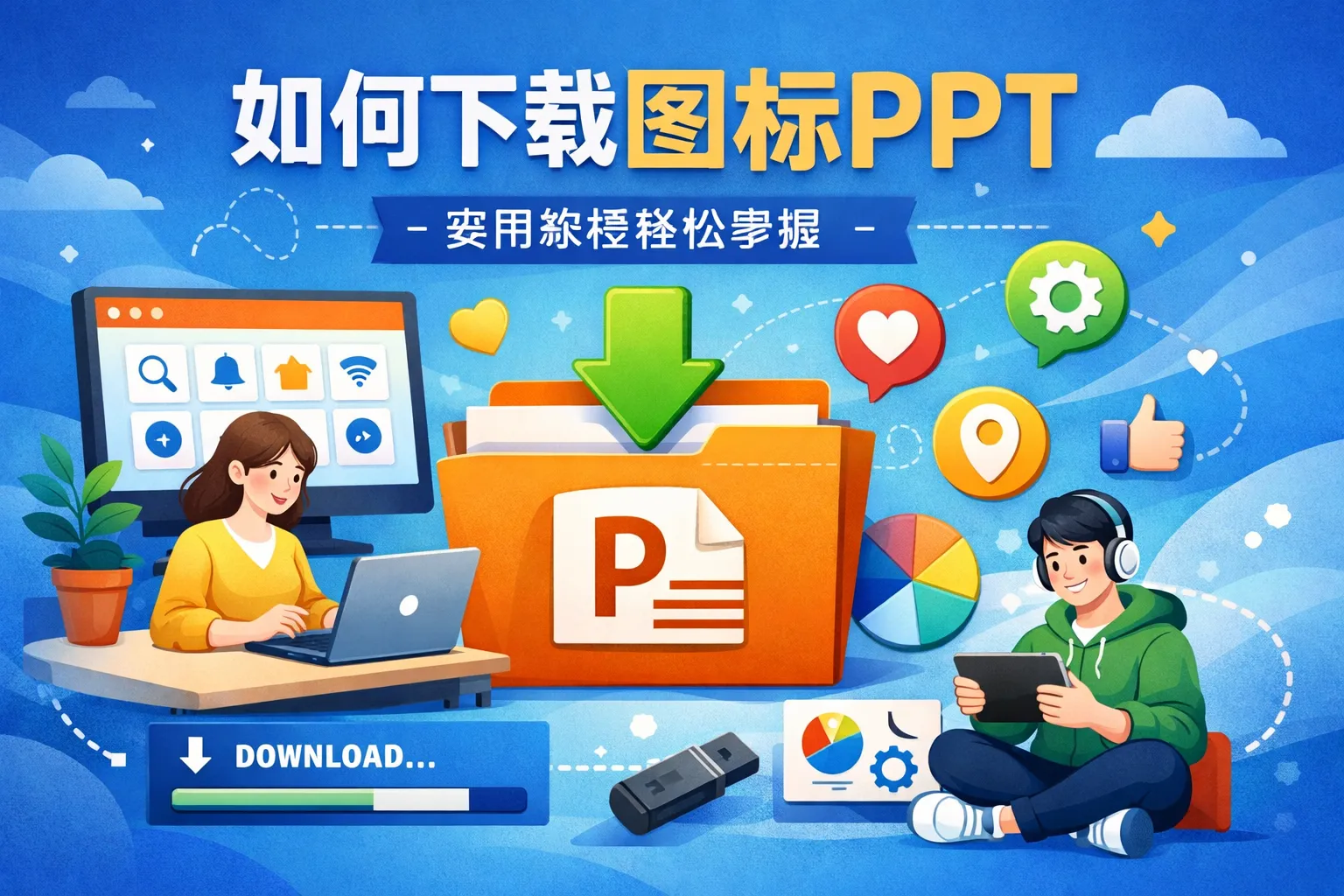 如何下载图标ppt