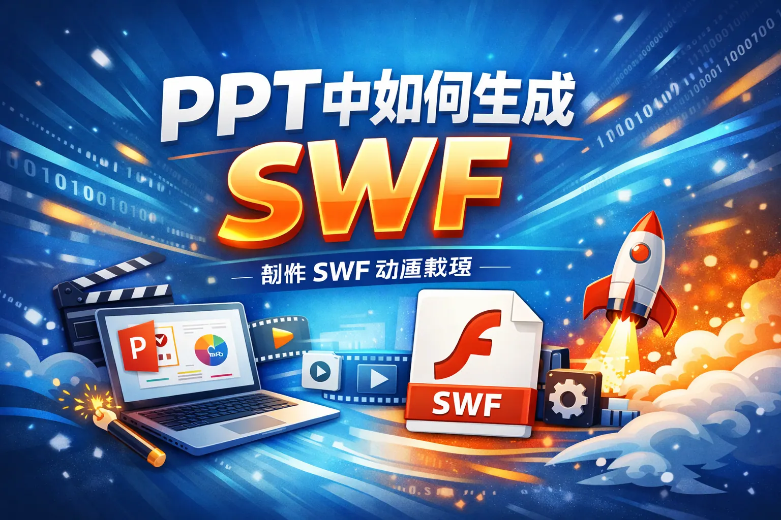 ppt中如何swf