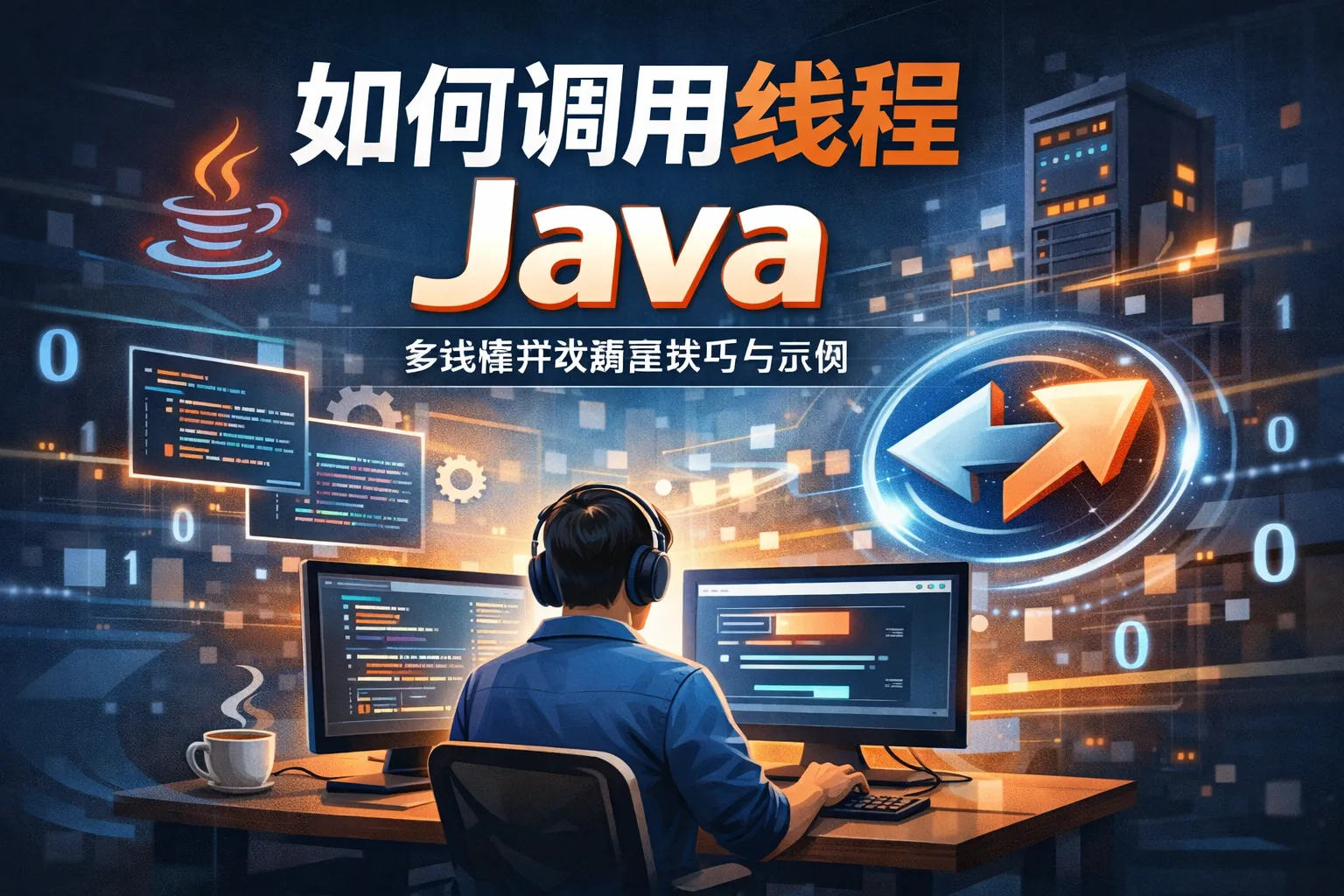 如何调用线程 java