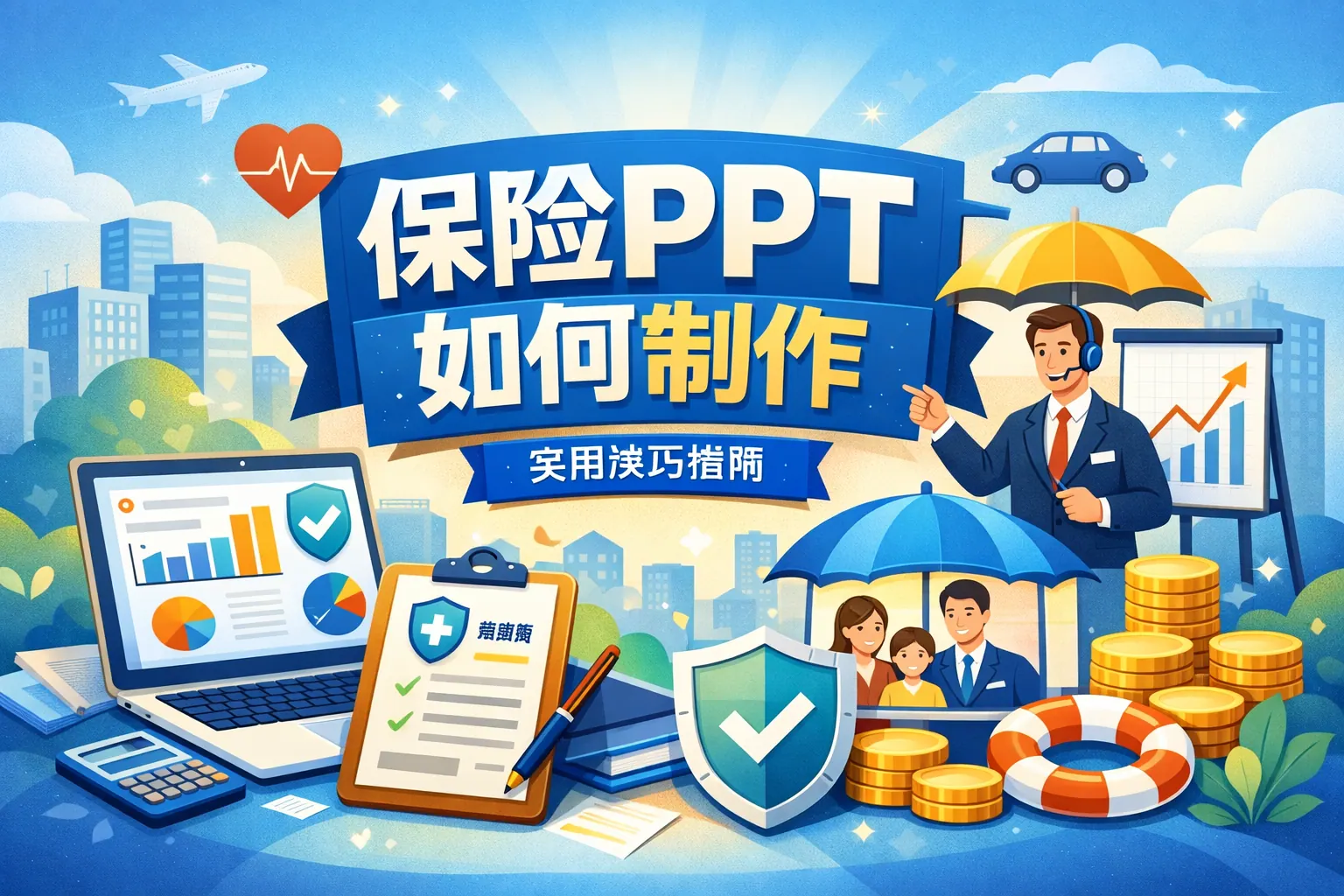 保险ppt如何制作