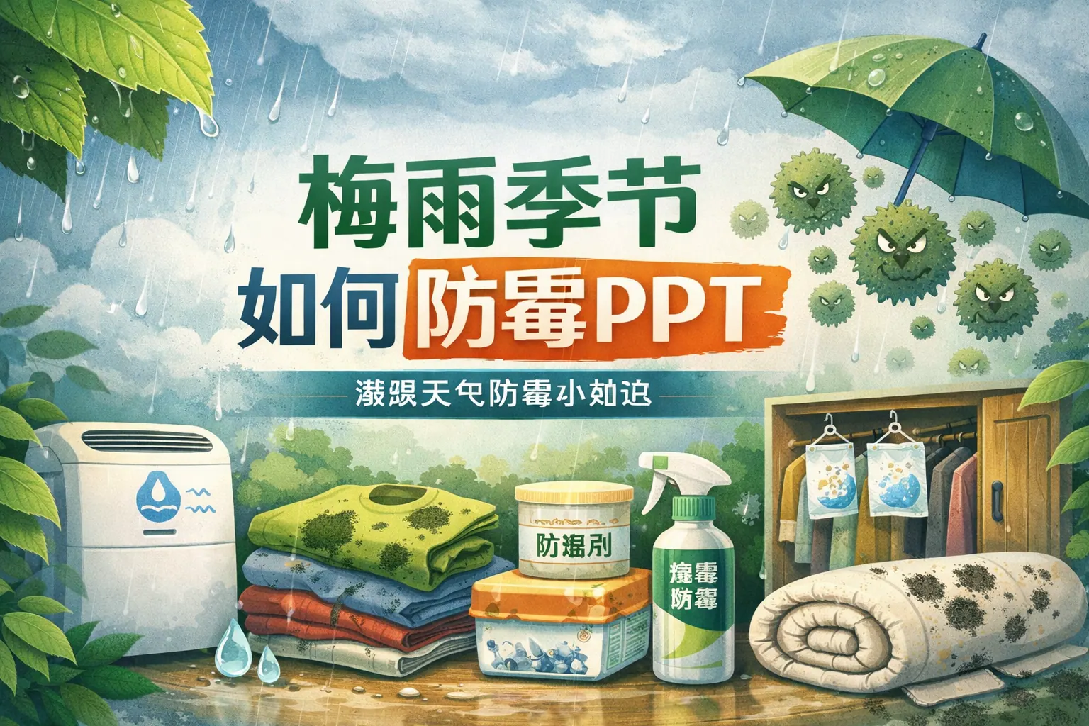 梅雨季节如何防霉ppt