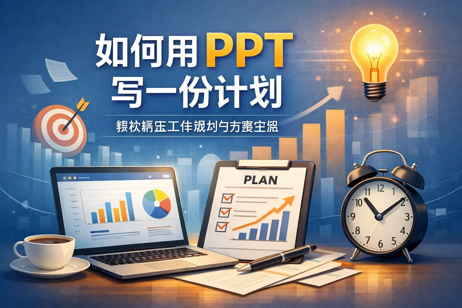 如何用ppt写一份计划