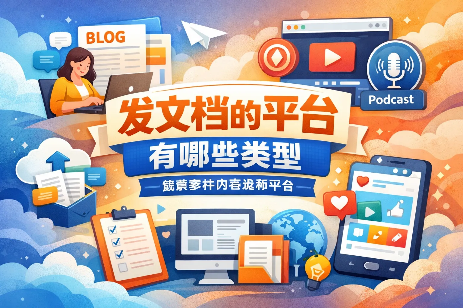 发文档的平台有哪些类型