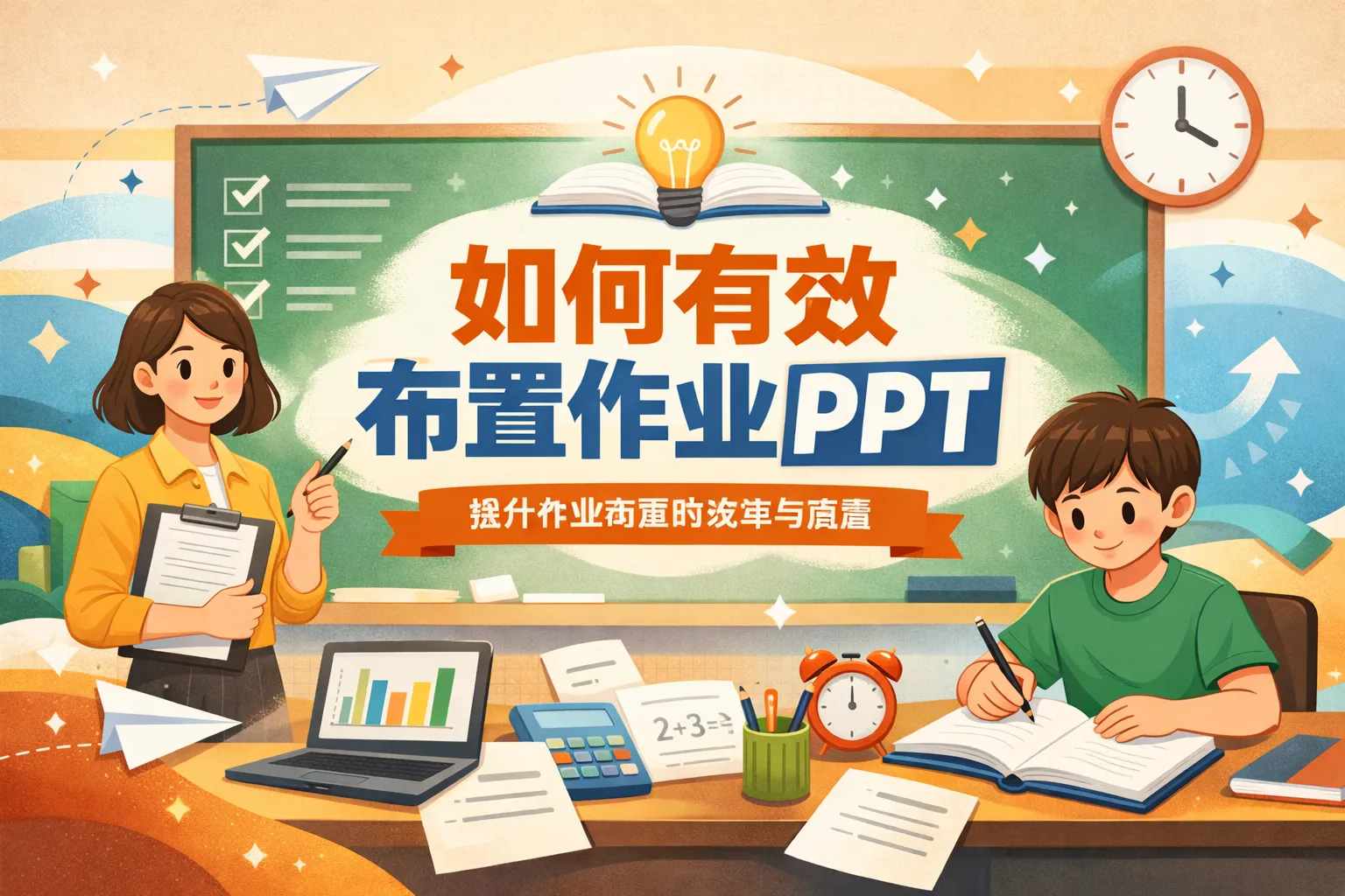 如何有效布置作业ppt