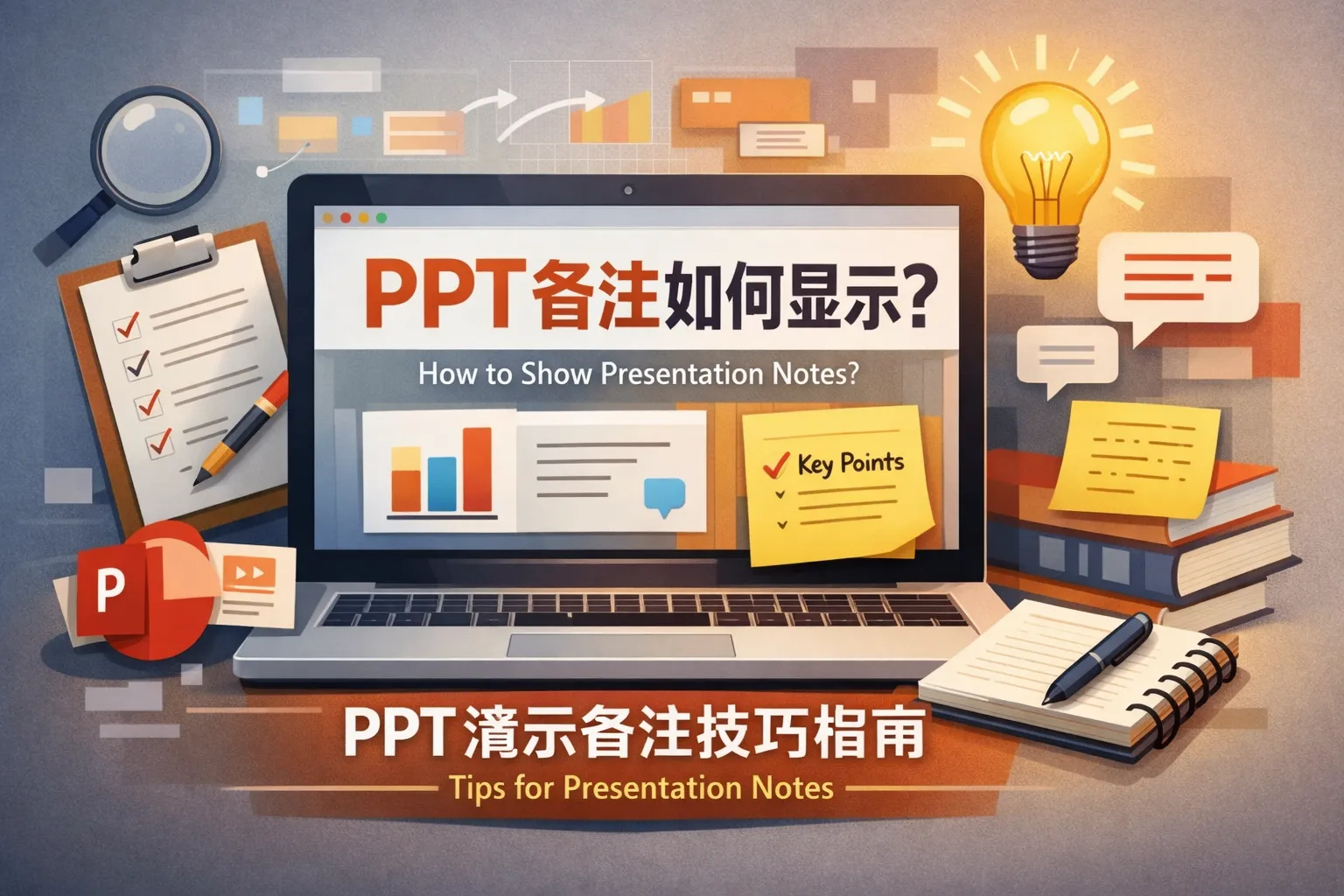 ppt备注如何显示