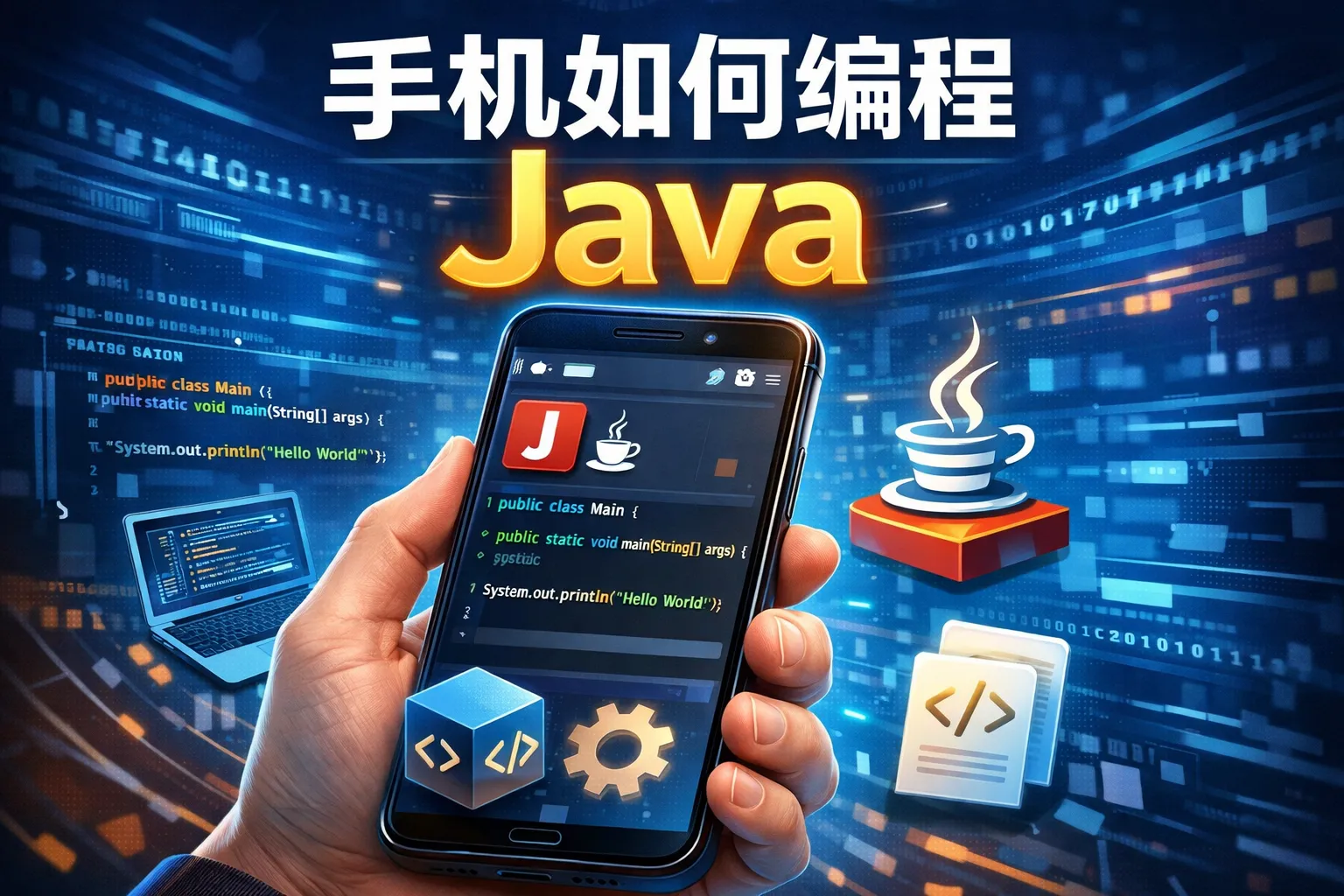 手机如何编程java