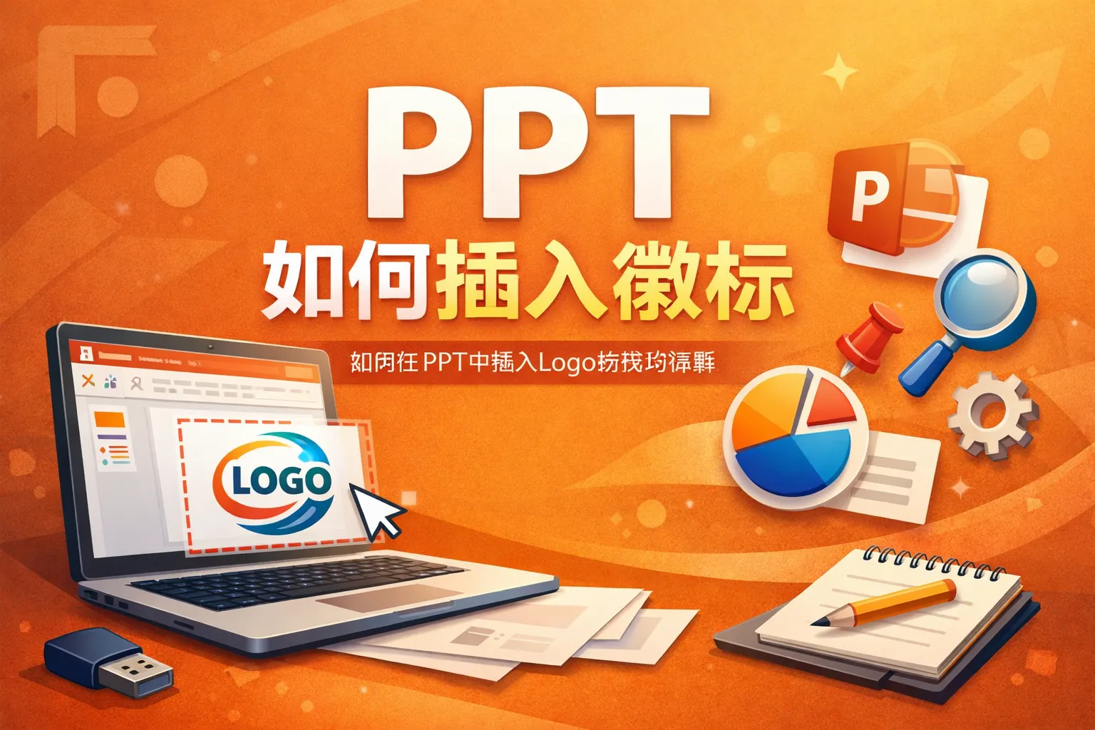 ppt如何插入徽标