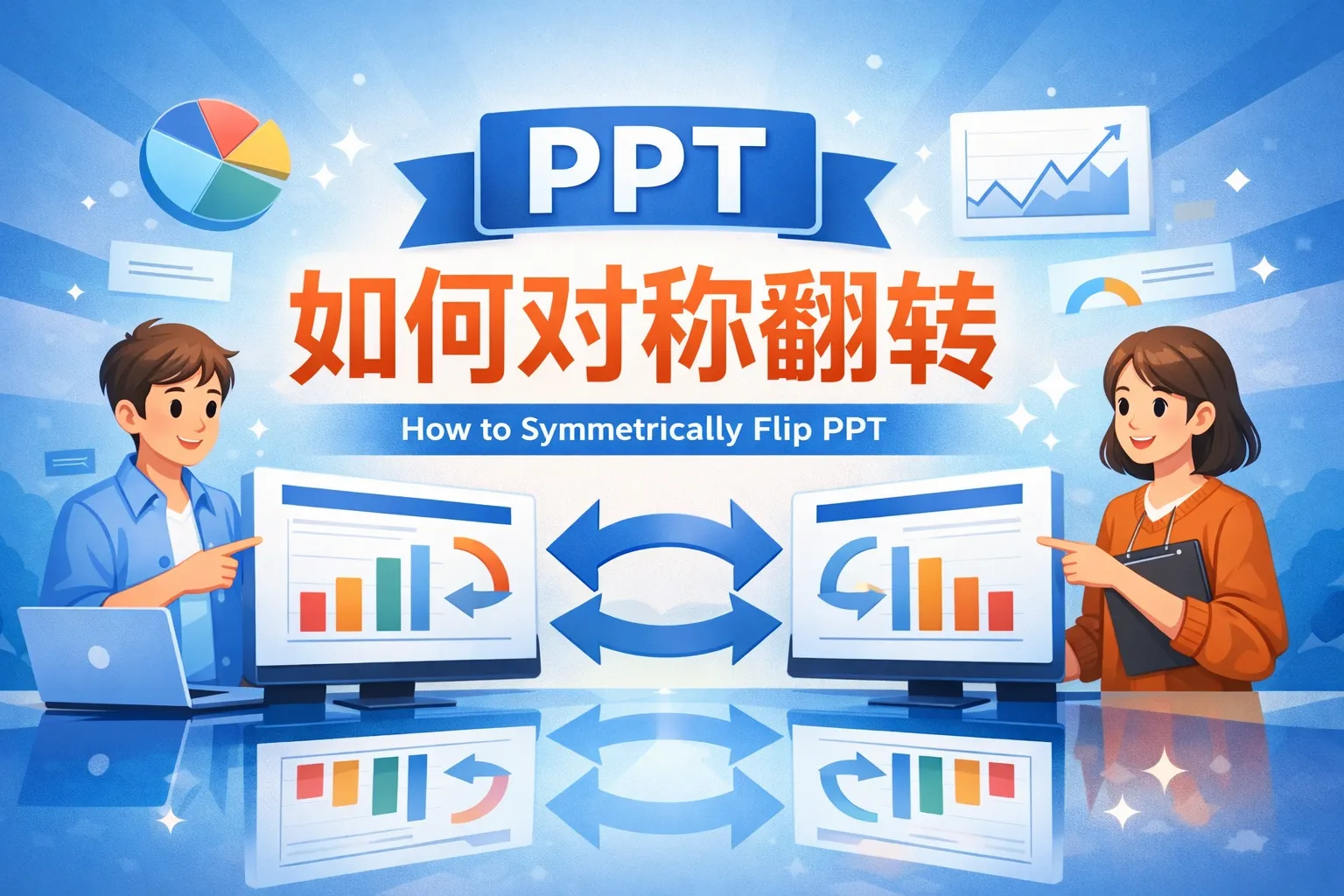 ppt 如何对称翻转