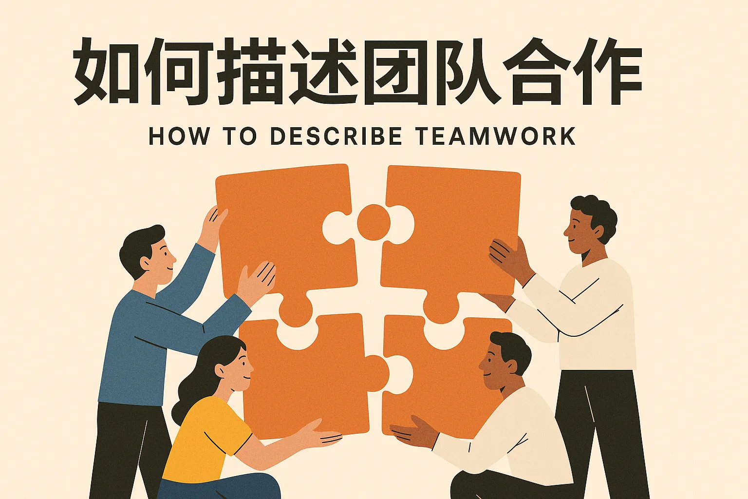 如何描述团队合作