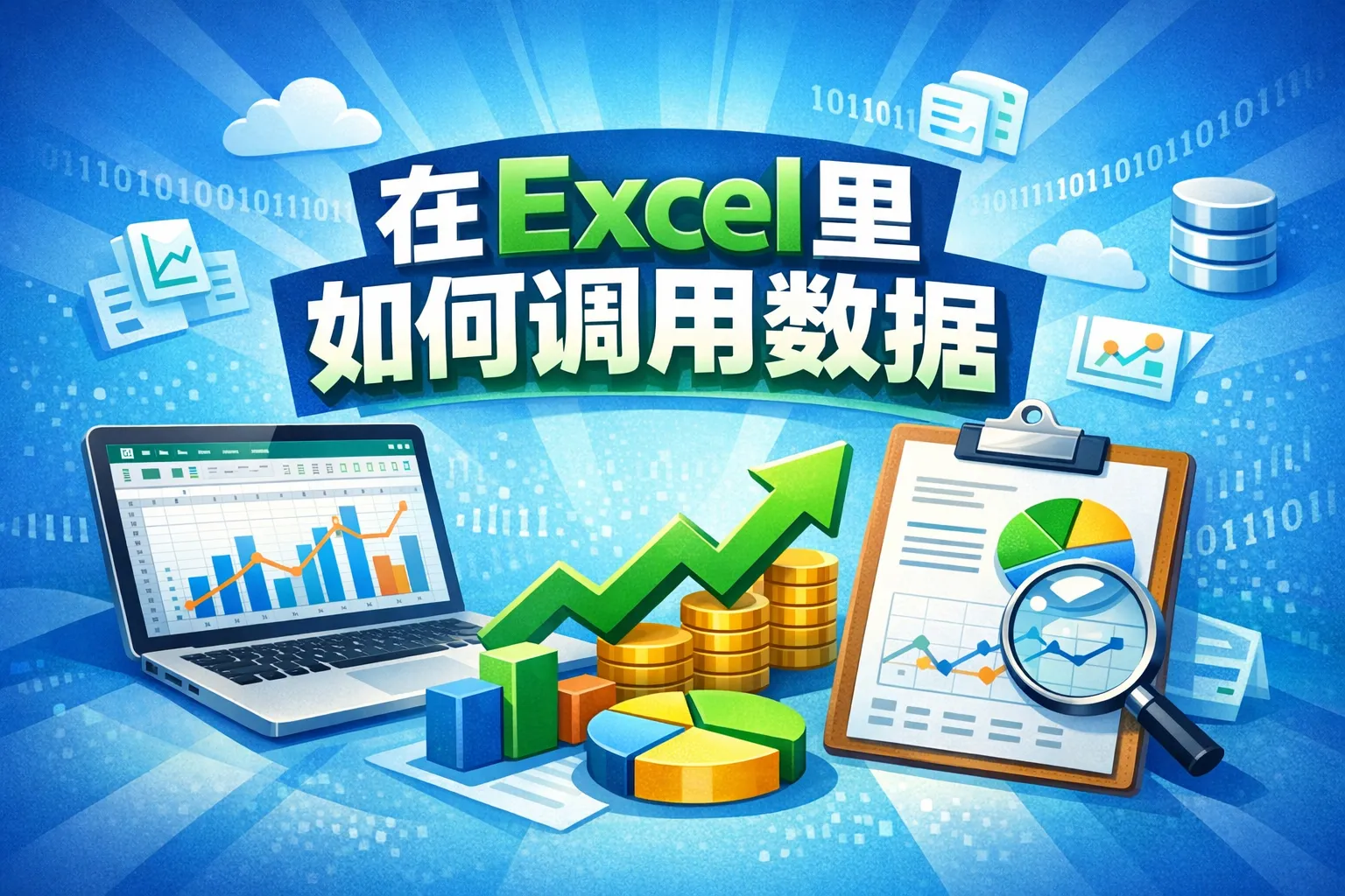 在excel里如何调用数据