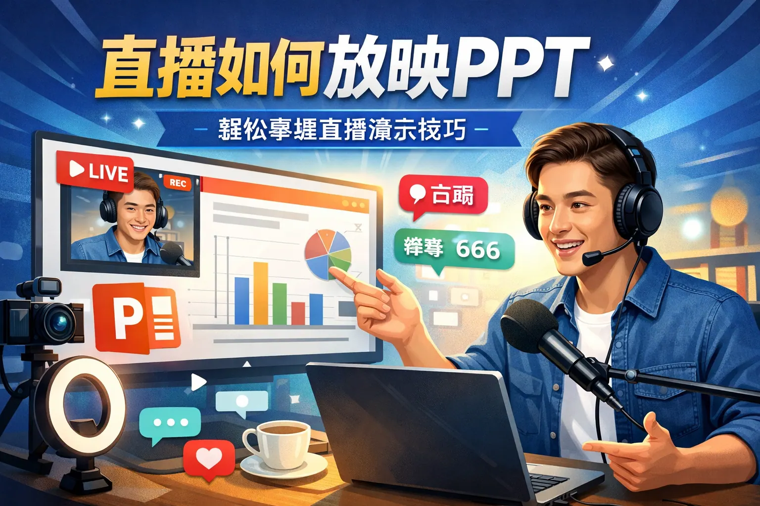 直播如何放映ppt