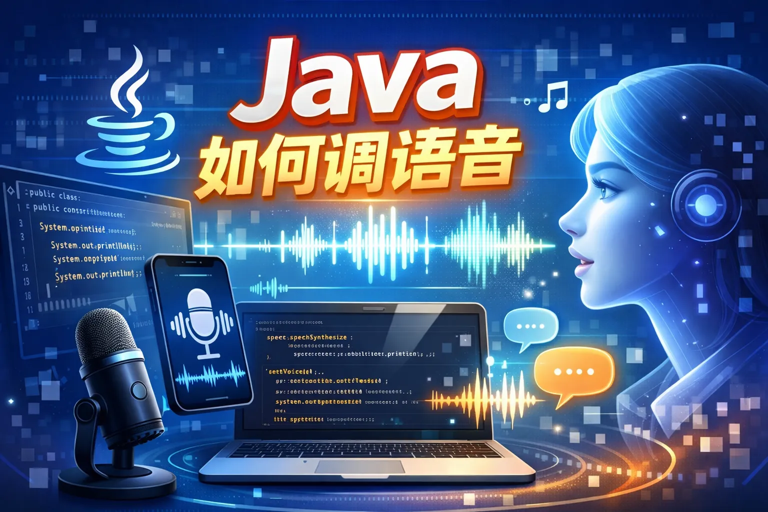 java如何调语音