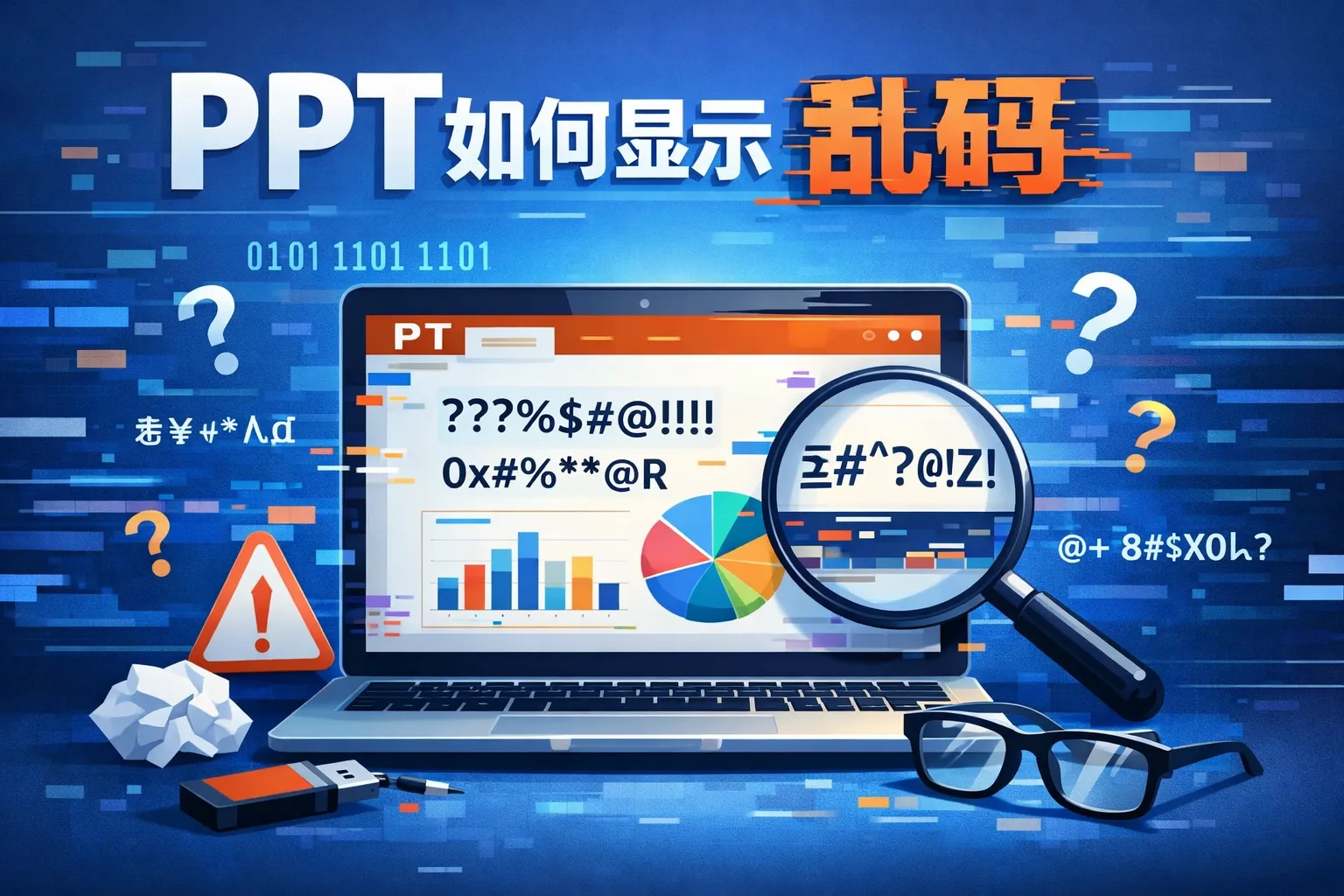 ppt如何显示乱码
