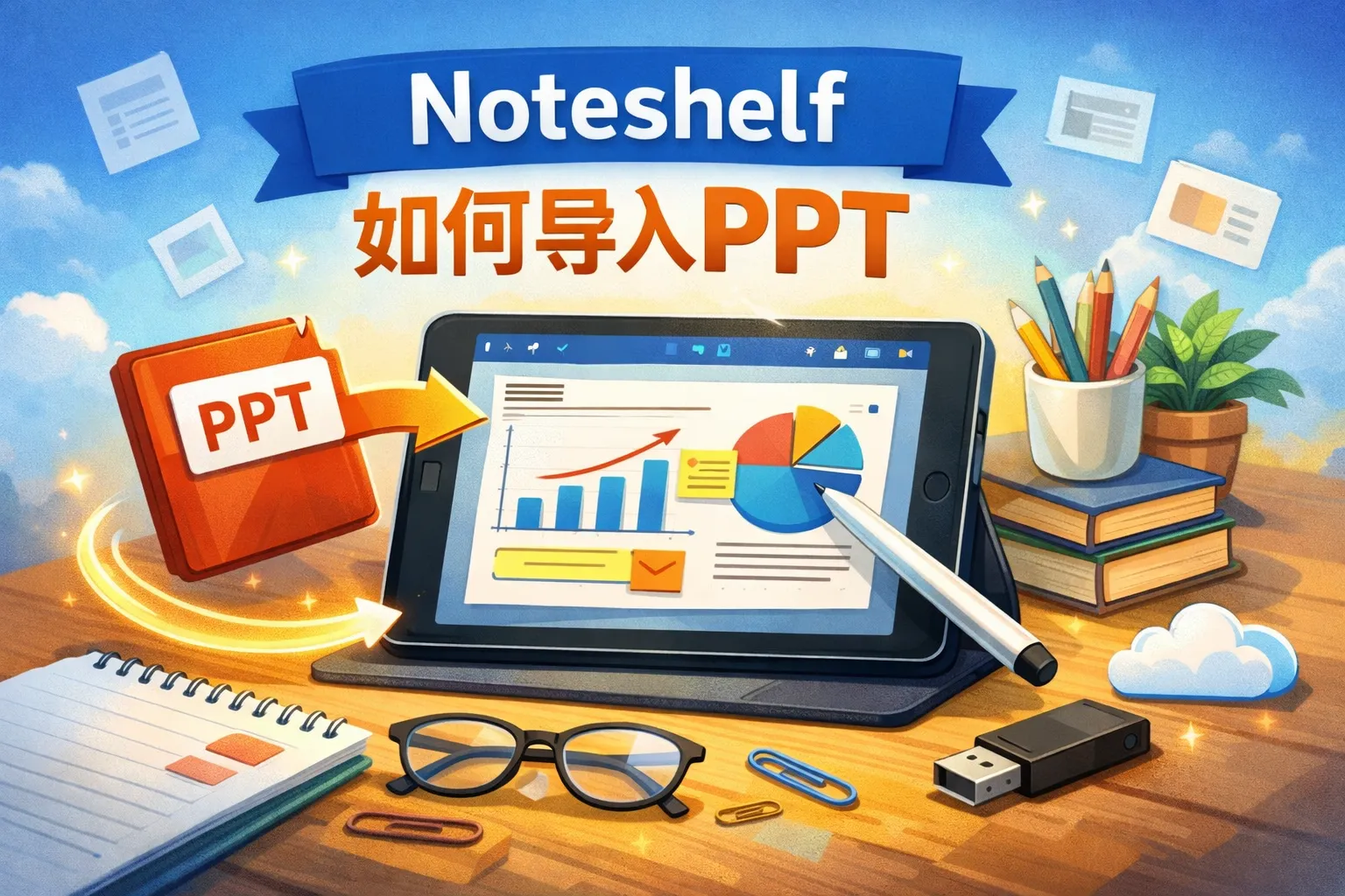 noteshelf如何导入ppt