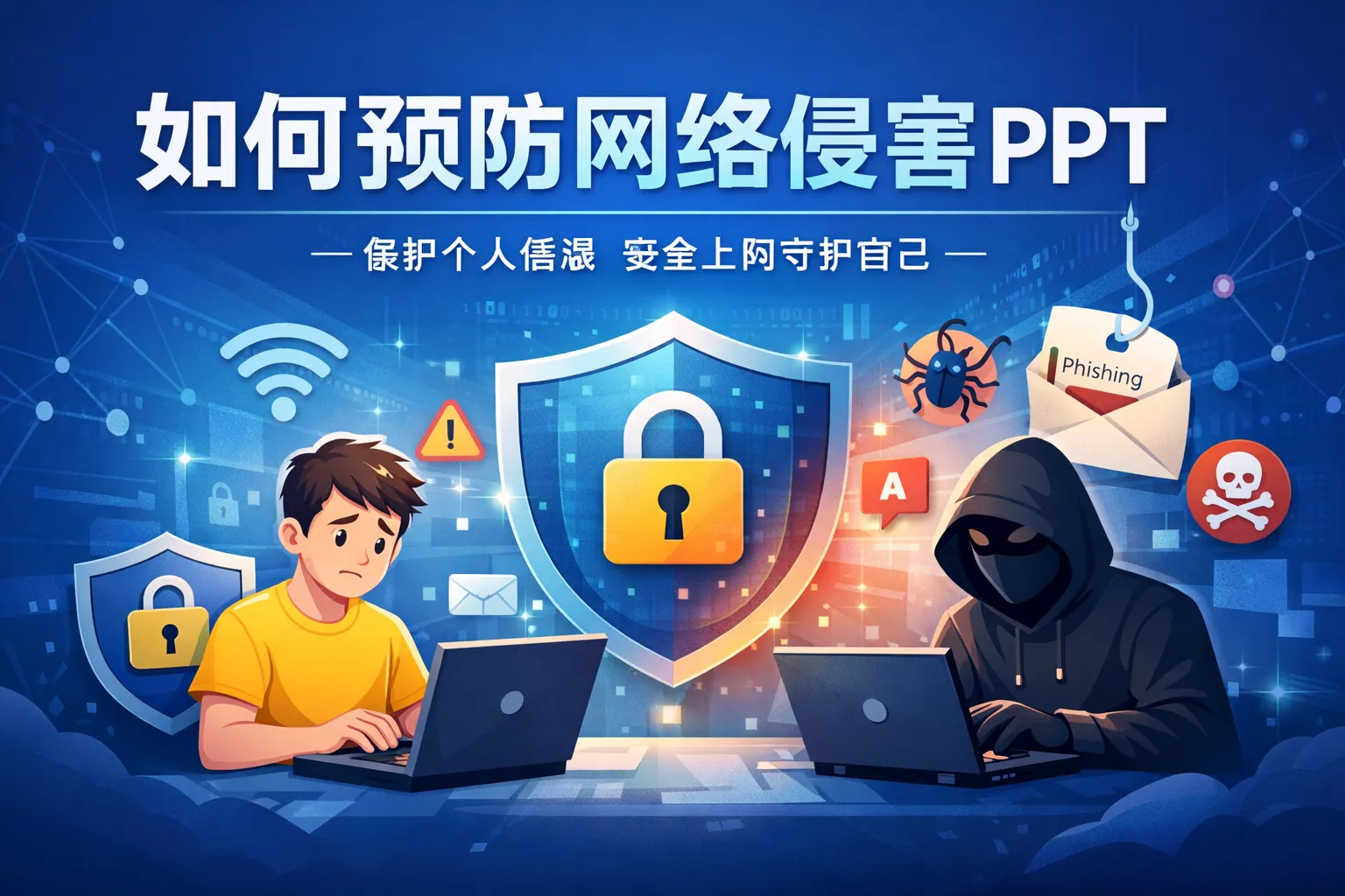 如何预防网络侵害ppt