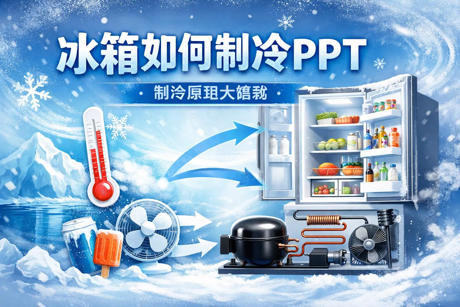 冰箱如何制冷ppt