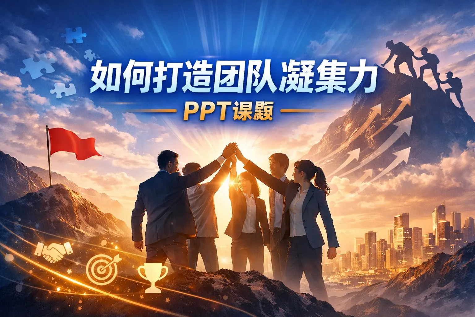 如何打造团队凝集力ppt题材