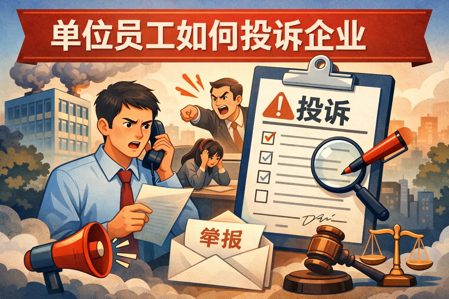 单位员工如何投诉企业