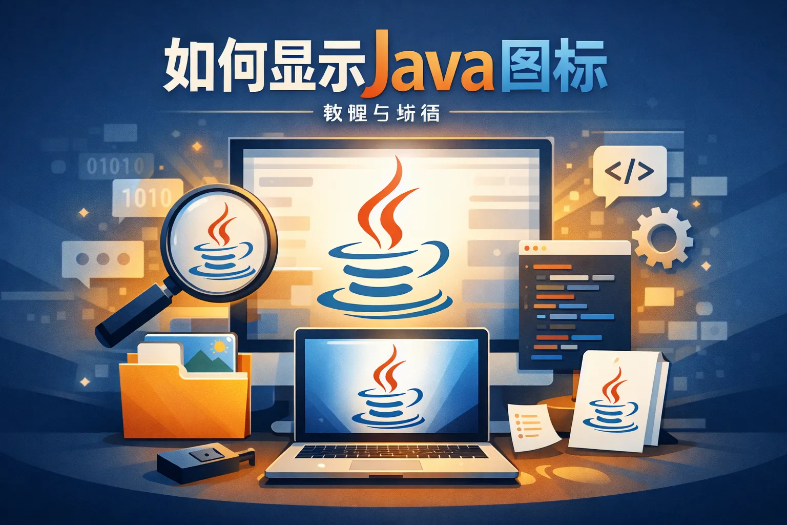 如何显示java图标