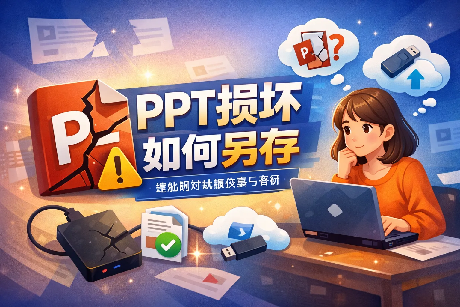 ppt损坏如何另存