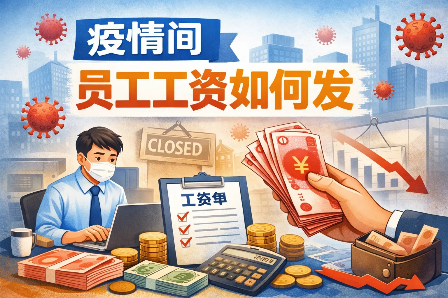 疫情间员工工资如何发