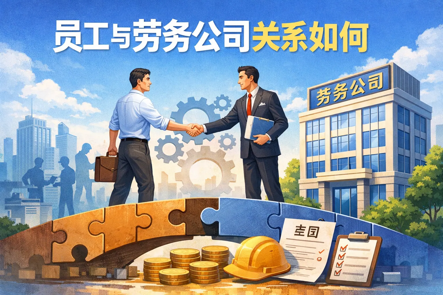 员工与劳务公司关系如何