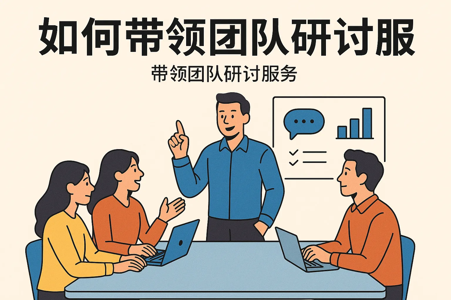 如何带领团队研讨服务