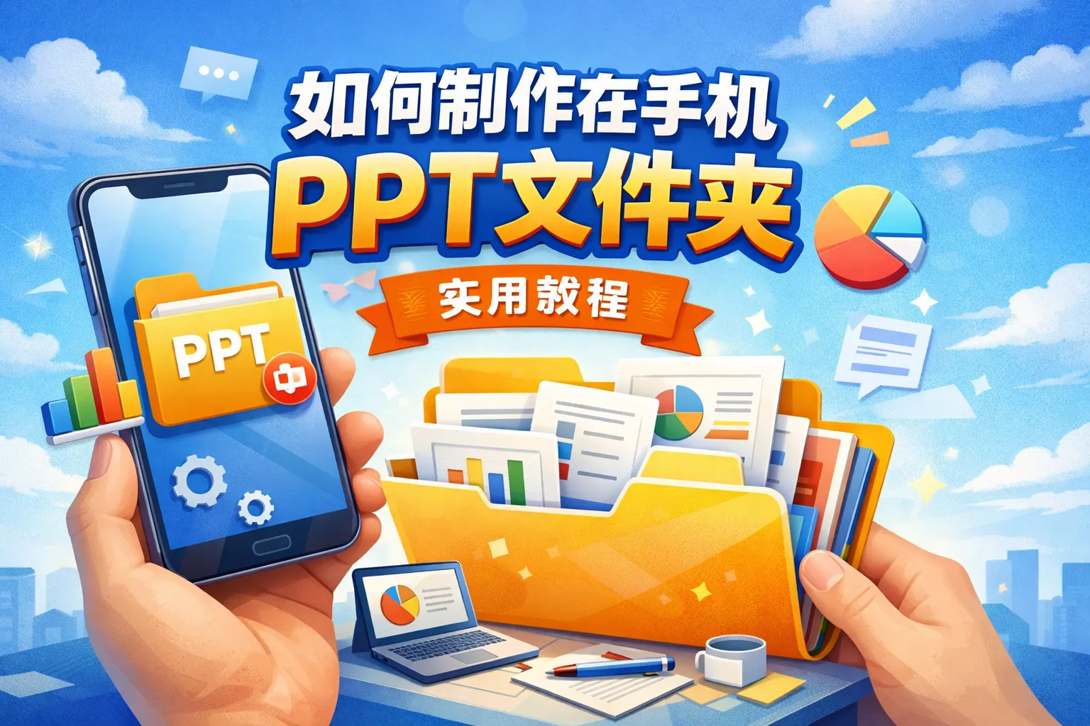 如何制作在手机ppt文件夹
