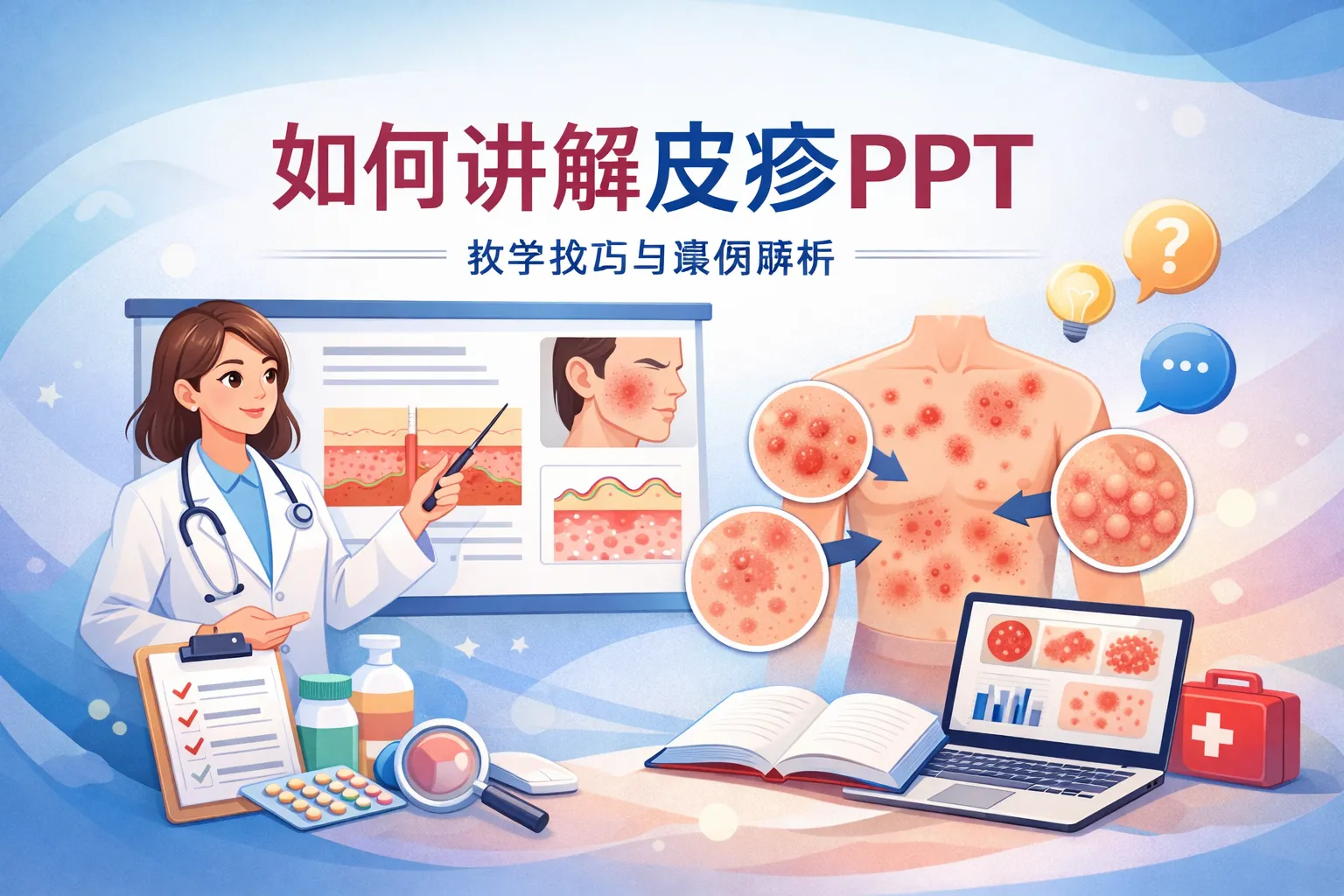 如何讲解皮疹PPT