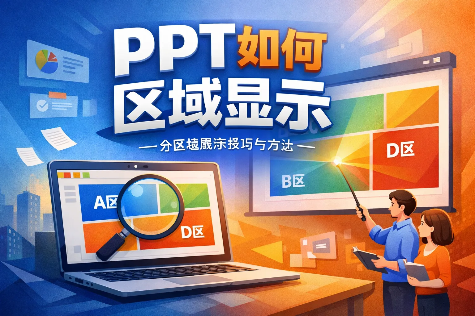 ppt如何区域显示