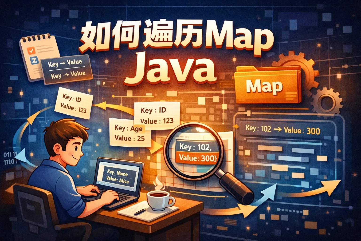 如何遍历map java