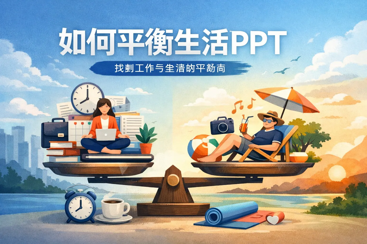 如何平衡生活ppt