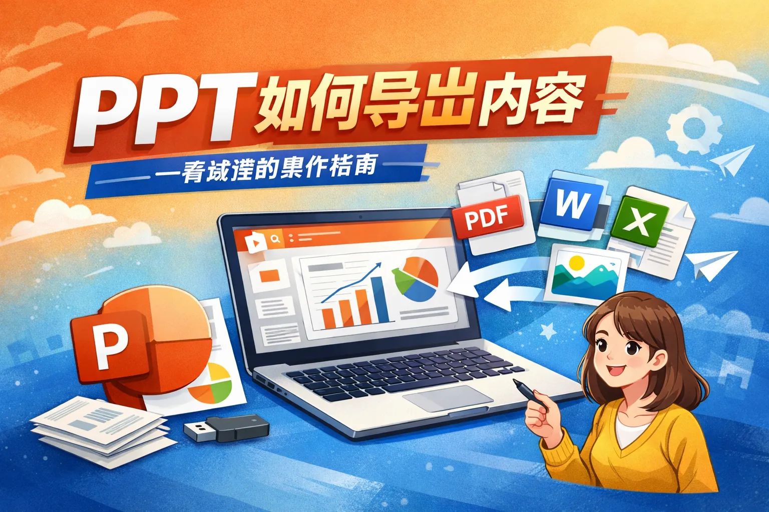 ppt如何导出内容