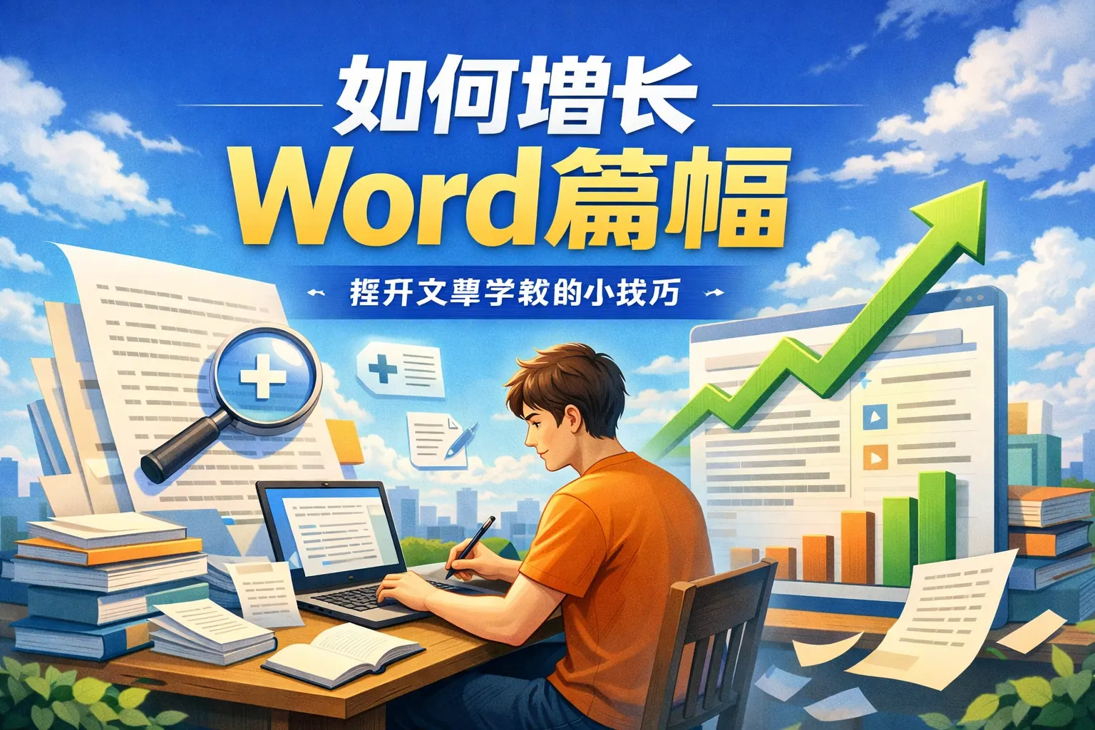 如何增长Word篇幅