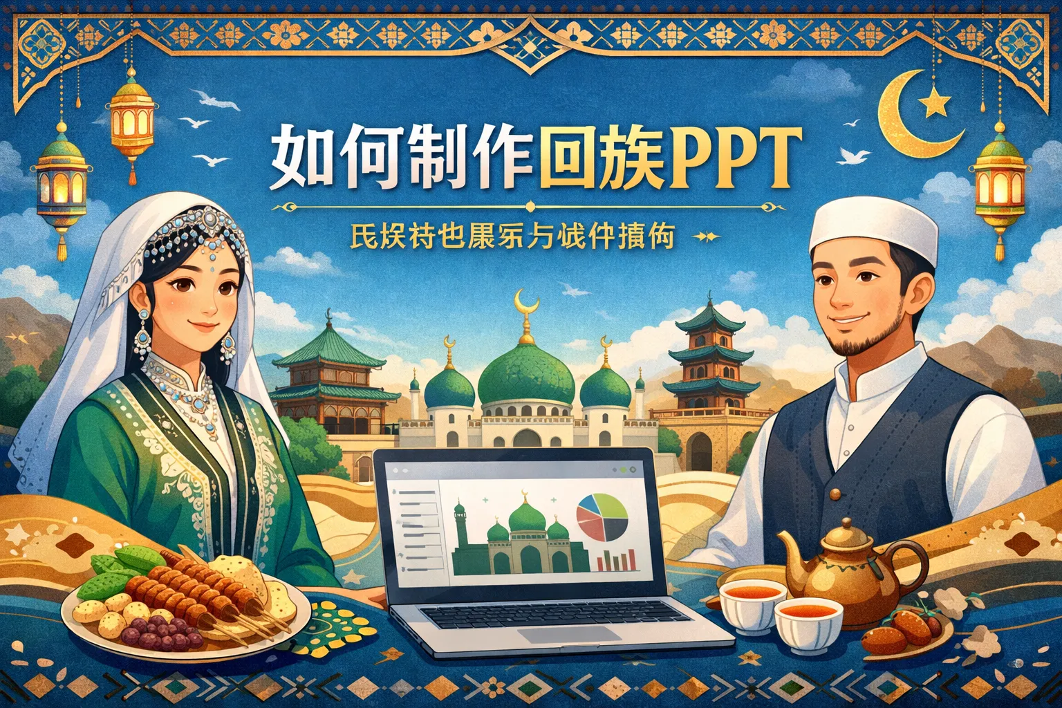 如何制作回族ppt