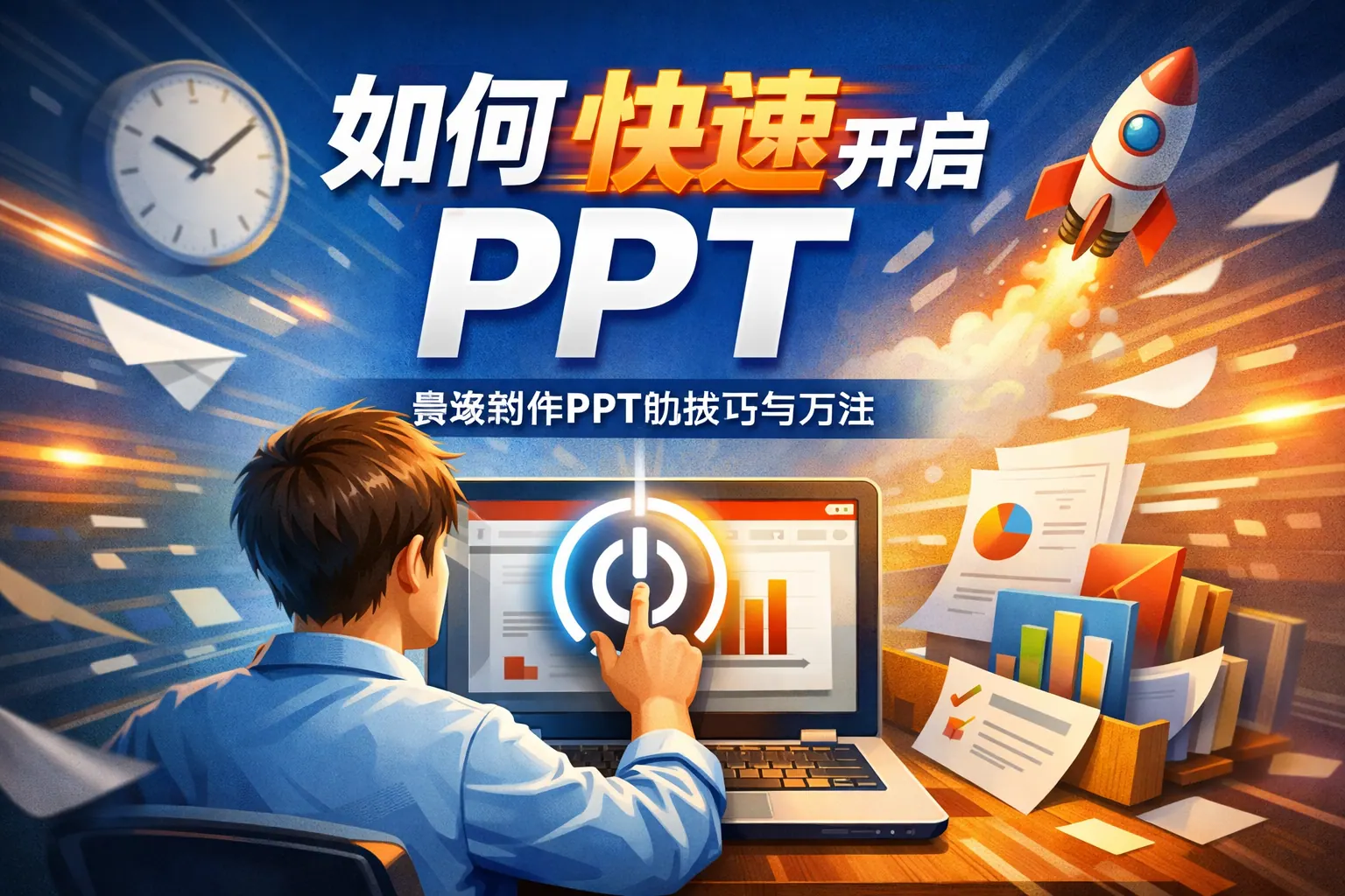 如何快速开启ppt