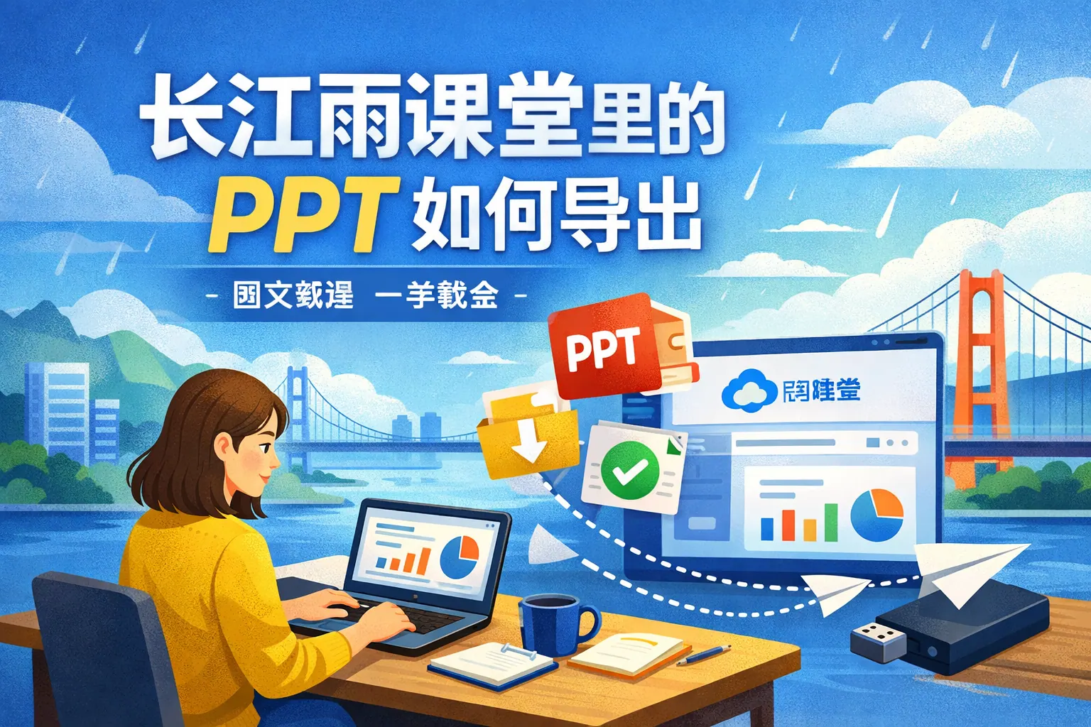 长江雨课堂里的ppt如何导出