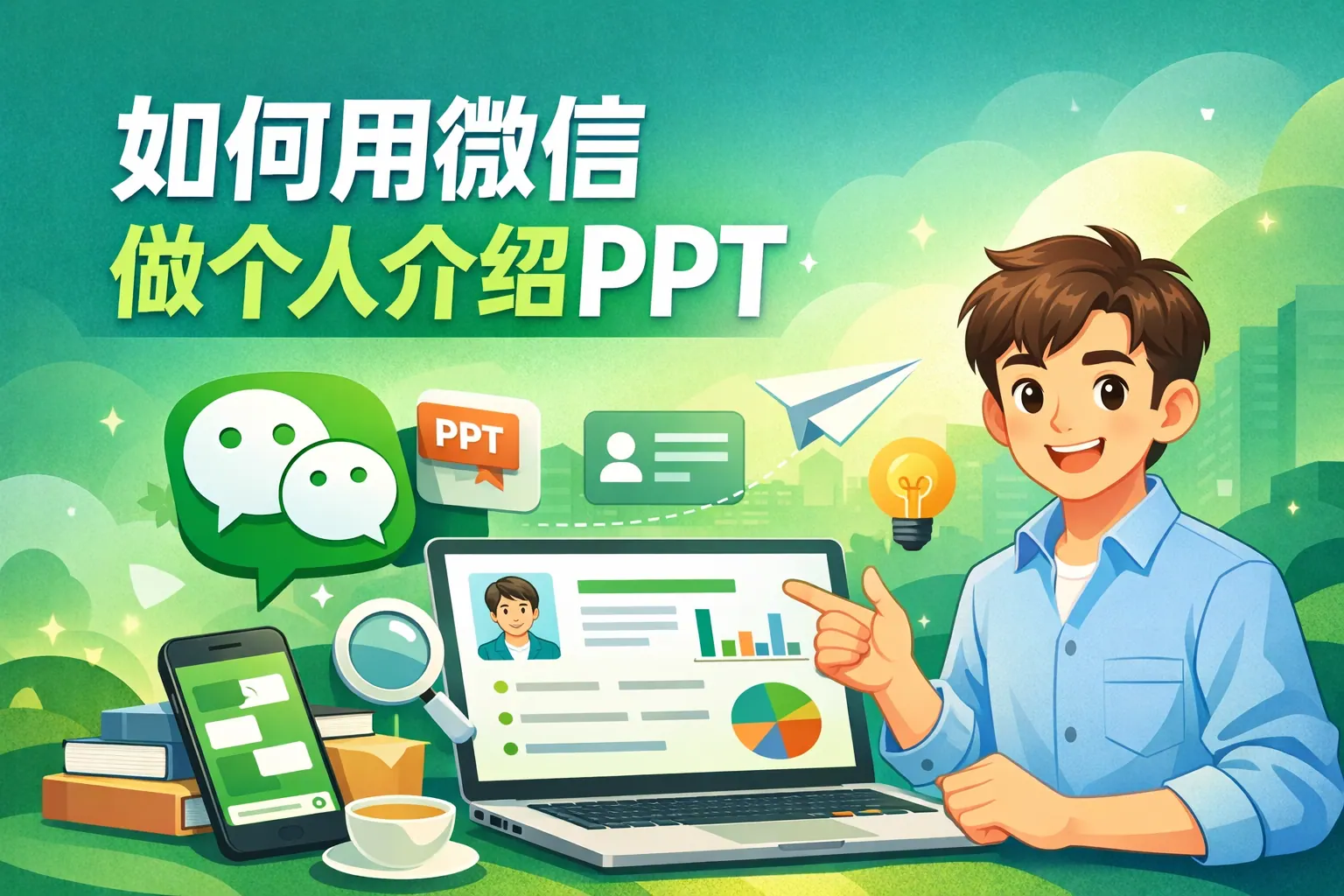 如何用微信做个人介绍ppt